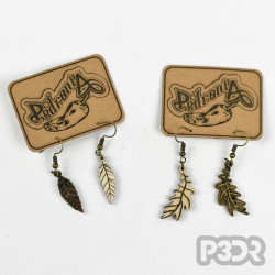 Pendientes follas en Galicia